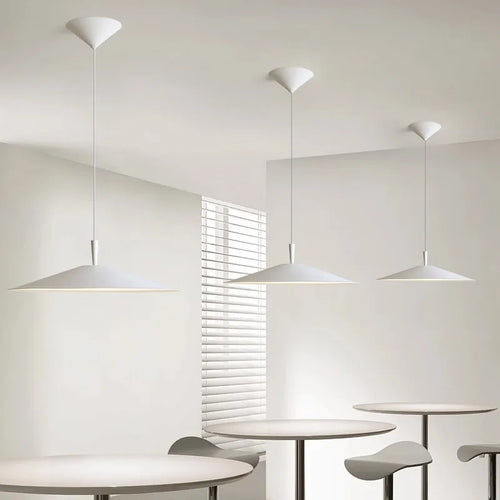 lampe led suspendue métallique 3 niveaux réglables pour bar ou restaurant - vue 2 sur 8