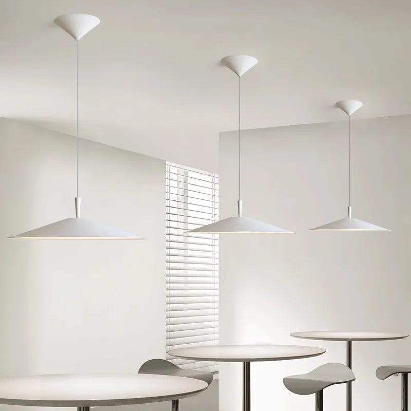 lampe suspension led minimaliste à gradation variable pour bar restaurant