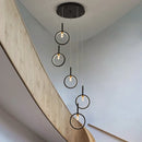 lustre moderne simple en forme trapézoïdale pour décoration intérieure
