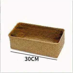 panier de rangement en osier pour cuisine et pique-nique