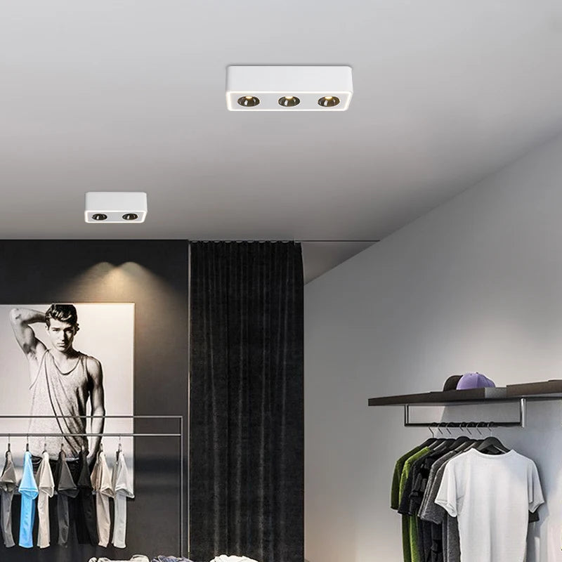 Spot carré led anti-éblouissement monté en surface - vue 6 sur 16