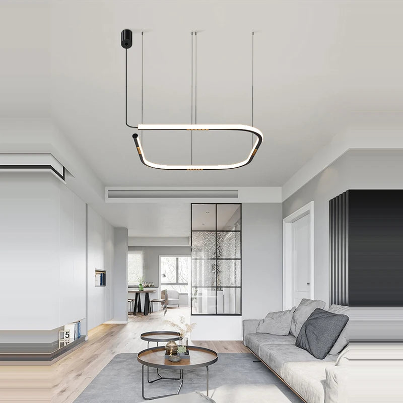 lustre rond à capteur mains et intensité variable - vue 7 sur 11