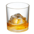 Verre whisky old fashioned design élégant relief