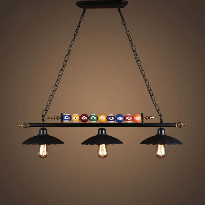 lustre rétro créatif pour restaurant bar et boutique - vue 3 sur 11