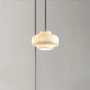 lustre en marbre naturel design moderne avec éclairage led créatif