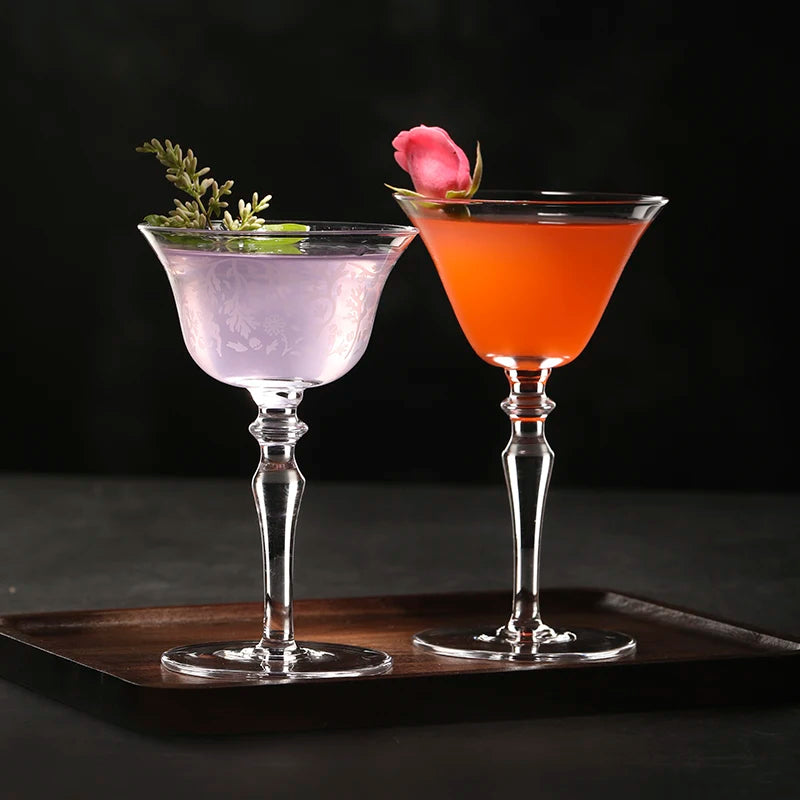 Verres a cocktail martini design elegant bar maison - vue 7 sur 7