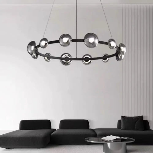 Verre moderne minimaliste cuivre suspension suspension pour salle à manger chambre bureau intérieur décor à la maison luminaire nordique or