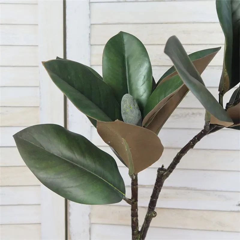 plantes artificielles grande taille ficus palmier faux feuillage tropical - vue 5 sur 7