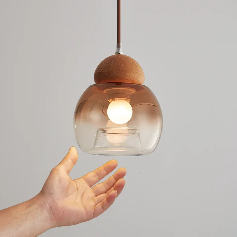 suspension rétro en verre style médiéval pour décoration moderne - vue 2 sur 8