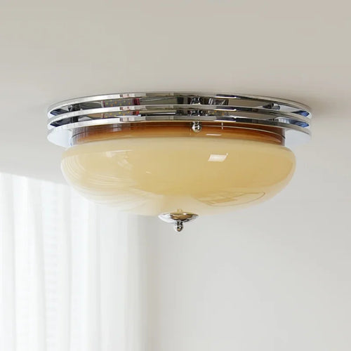 plafonnier médiéval rétro en verre pour éclairage intérieur