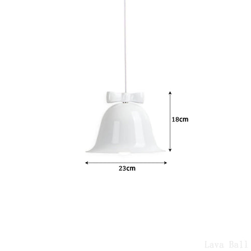 suspension modernes en forme de cloche avec nœud décoratif - vue 17 sur 20