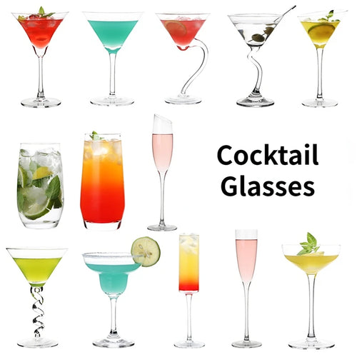 Verre cocktail design créatif polyvalent pour fêtes bars