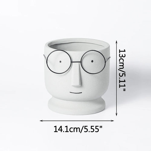 pot à fleurs en céramique mignon design nordique intérieur - vue 19 sur 22