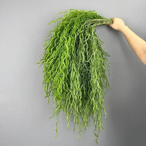 plante artificielle décoration vignes et fougères en plastique - vue 2 sur 11