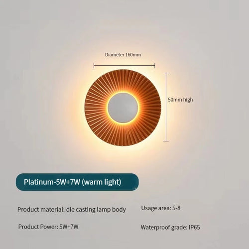 applique murale led moderne en métal pour décoration intérieure - vue 9 sur 11