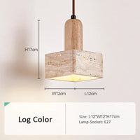 suspension en pierre naturelle style scandinave pour décoration intérieure