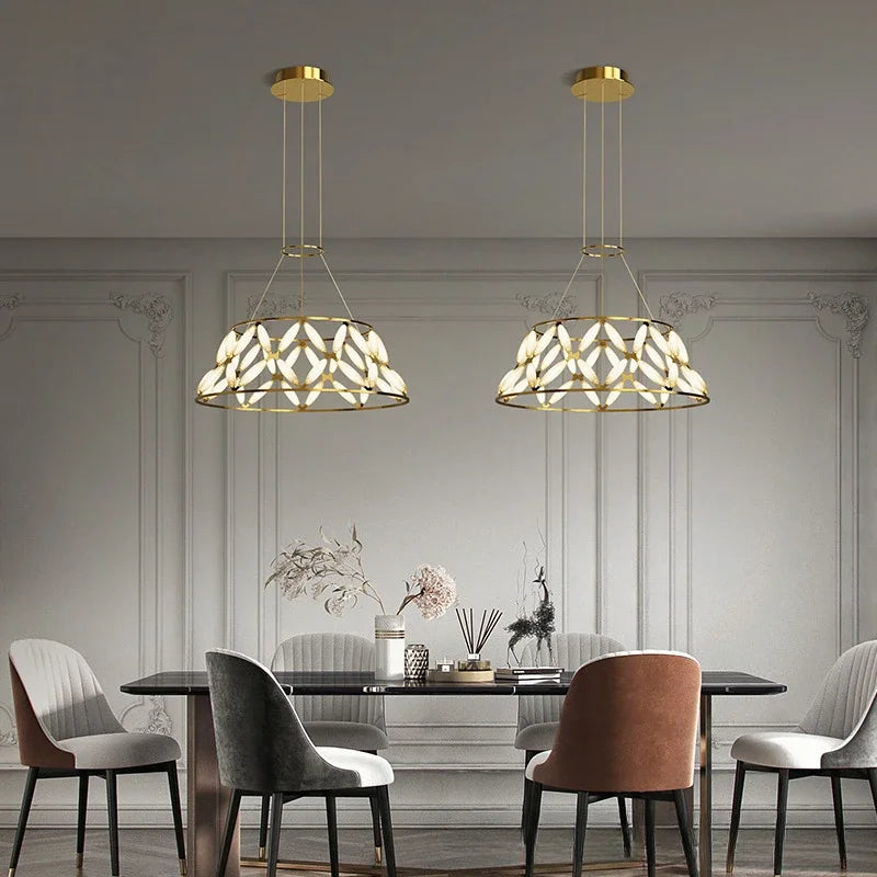 lustre nordique moderne lampe led créative pour décoration intérieure - vue 4 sur 13