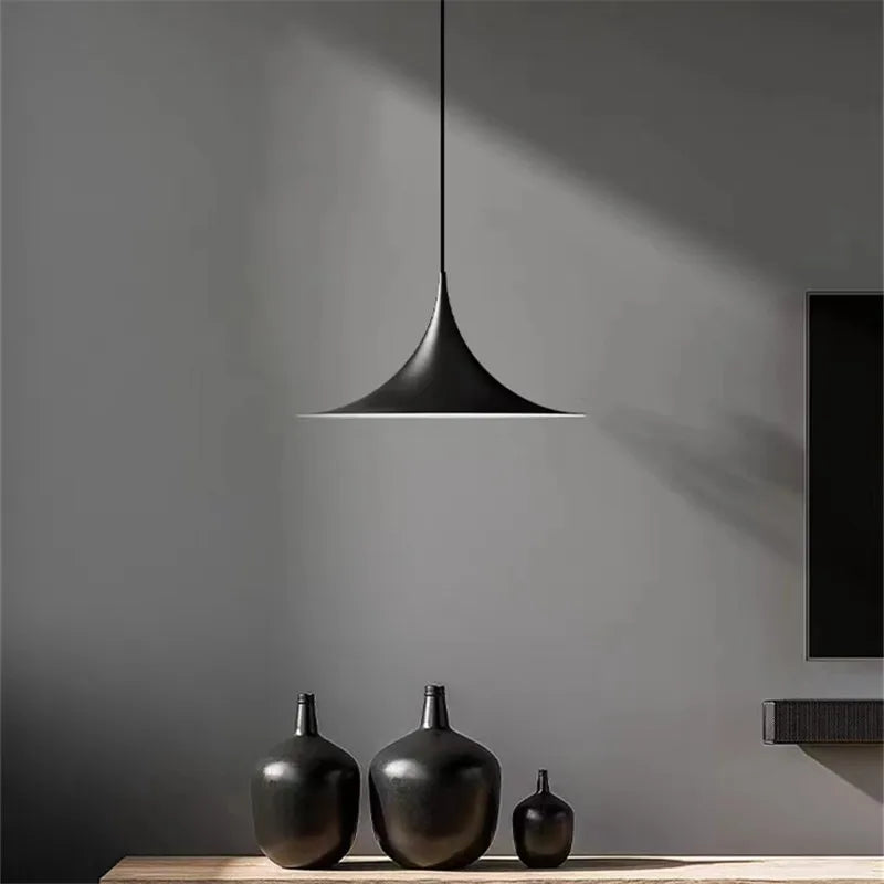 suspension scandi seim lampe danoise minimaliste métal unique - vue 5 sur 11