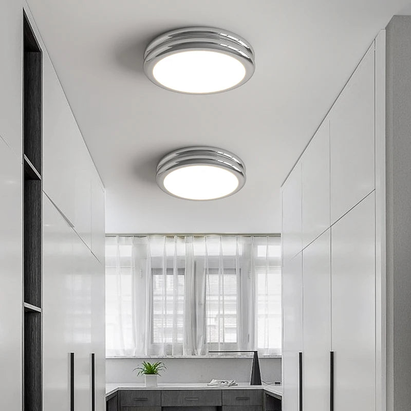 Plafond moderne à LEDs lumière plafond lustre lampe couloir allée couloir pour salon chambre salle à manger cuisine - vue 4 sur 12