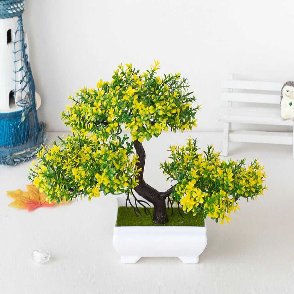 plantes artificielles décoratives bonsaï en pot pour jardin zen - vue 24 sur 25