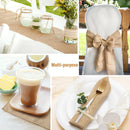 Chemin de table jute style rustique maison fete