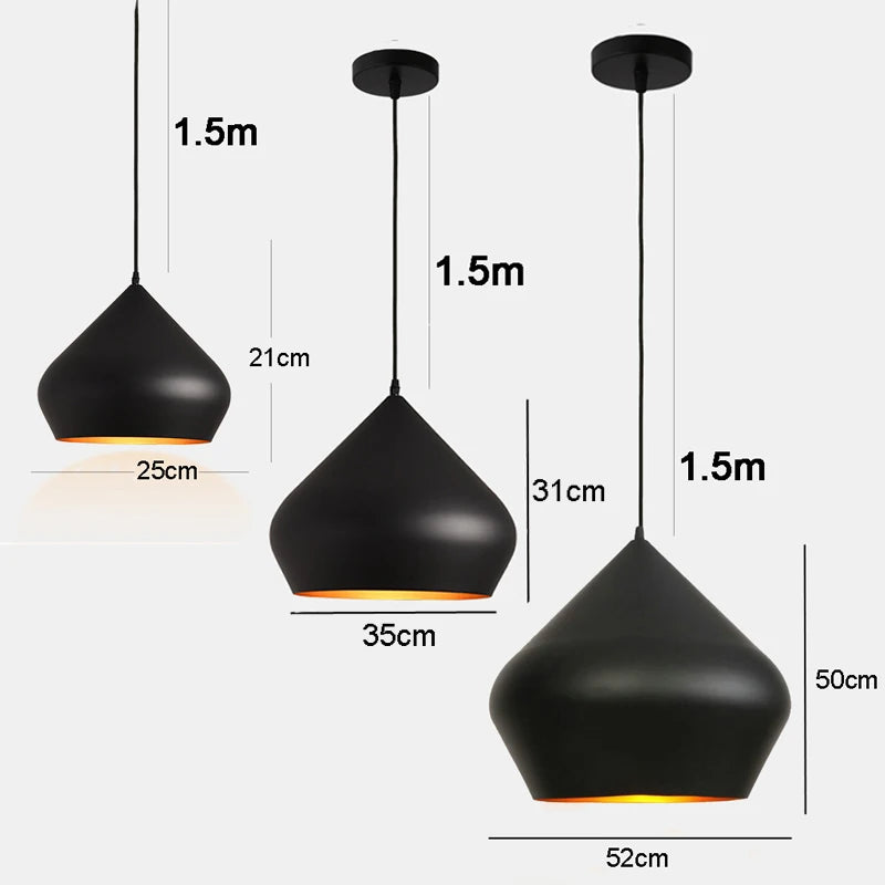 Modern Sleek Pendant Ceiling Lights, Suspension lamp for Kitchen Islands, Restaurant Tables, Home Room decorations Lighting