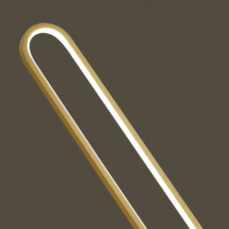 lampadaire led minimaliste en cuivre avec 3 décorations modifiables nordiques