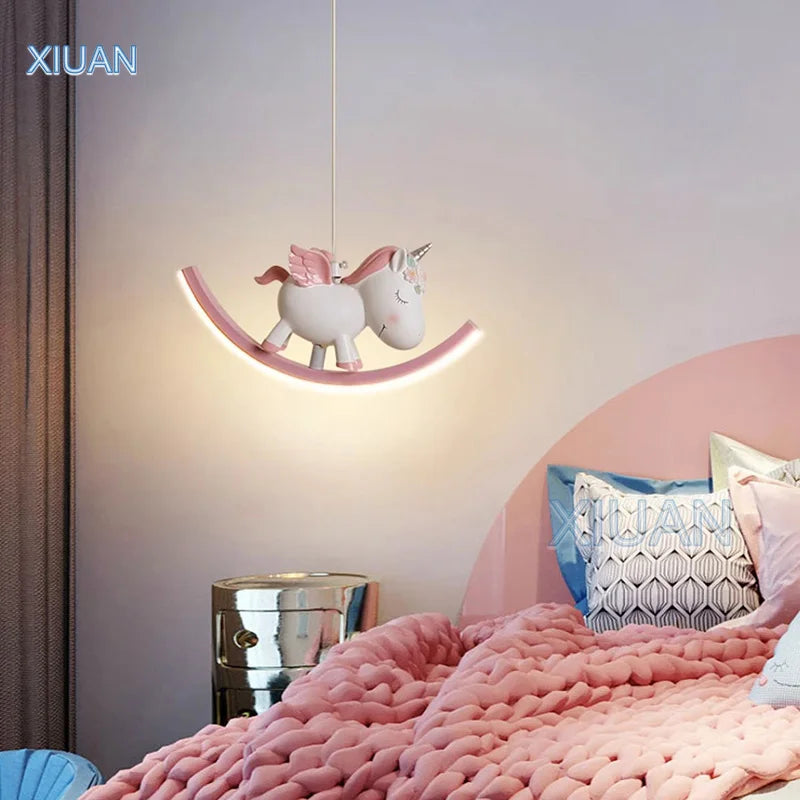 suspension créatives licorne éléphant ours pour enfants - vue 2 sur 14