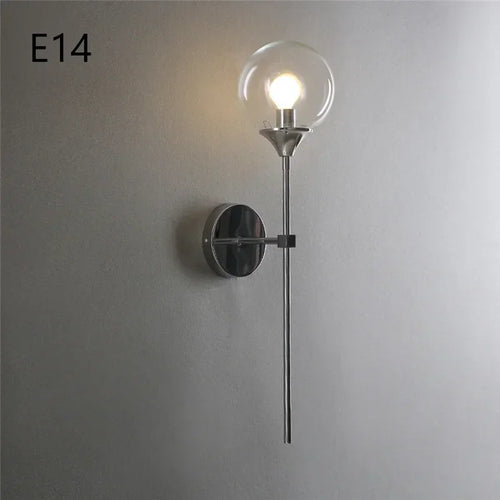 applique murale moderne en verre et chrome doré pour décoration intérieure - vue 14 sur 15