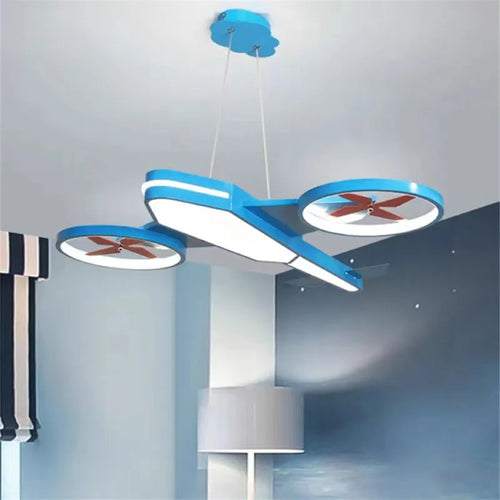 plafonnier avion nordique décoration intérieure lumière dimmable pour enfants - vue 3 sur 8