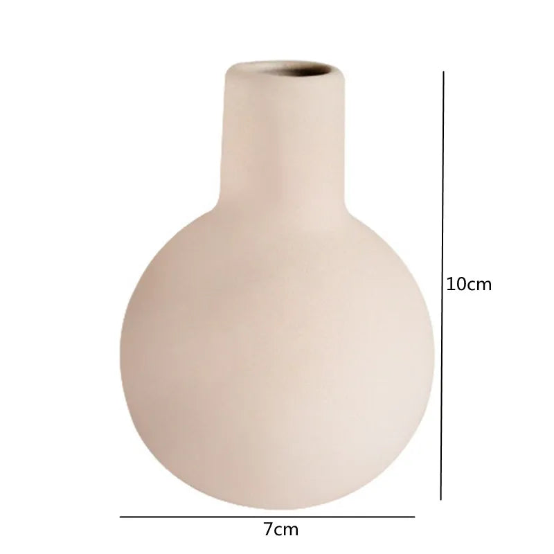 vase en céramique artisanale pour fleurs séchées décoratif et créatif - vue 12 sur 16