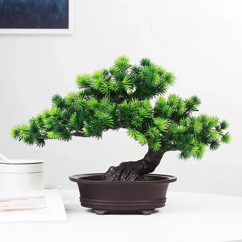 plantes artificielles bonsaï pour décoration intérieure et extérieure - vue 4 sur 15