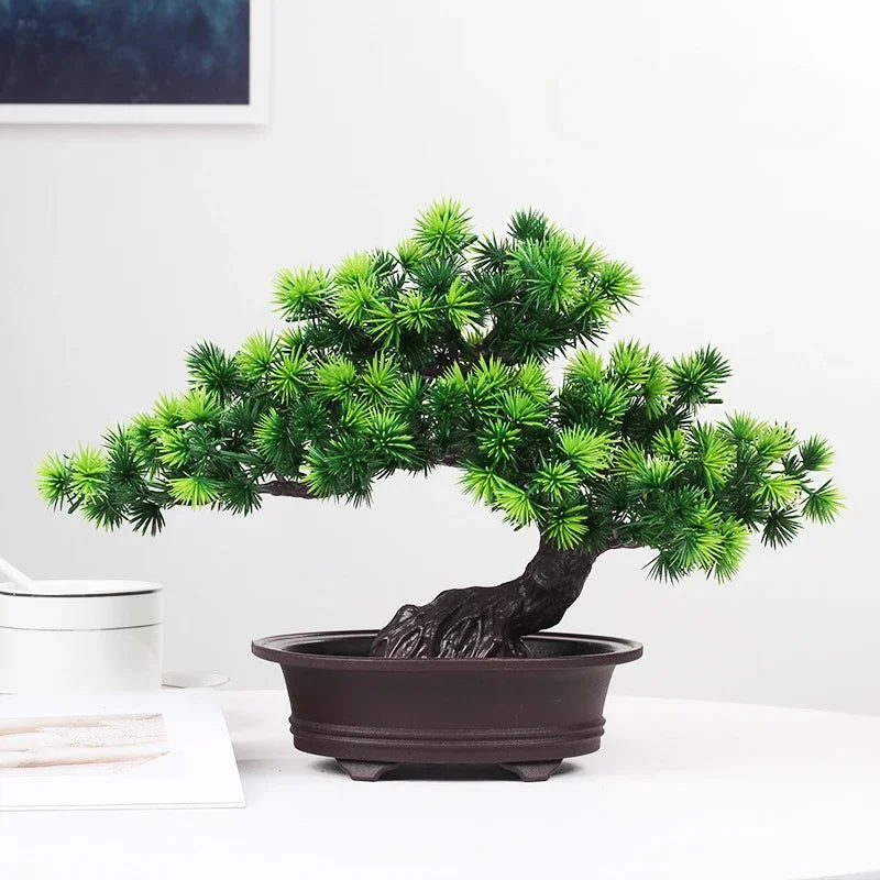 plantes artificielles bonsaï pour décoration intérieure et extérieure - vue 3 sur 15