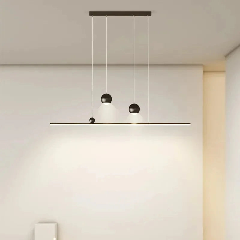 lustre suspendu led minimaliste nordique pour décoration maison