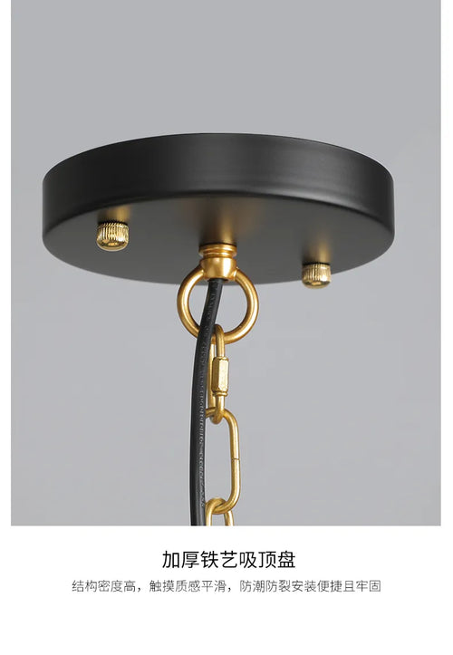 lustre rustique fer moderne suspendu