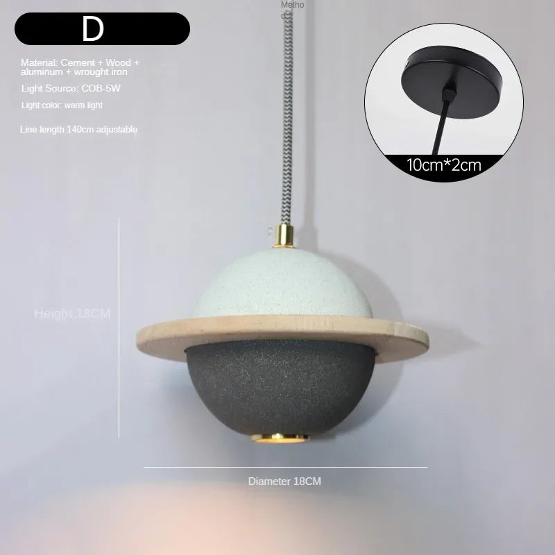 lustre moderne à led design créatif pour enfants - vue 8 sur 15