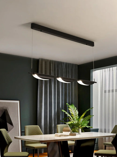 lustre moderne led éclairage suspendu pour espace contemporain - vue 2 sur 12