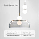 suspension en verre design pour décoration moderne et élégante