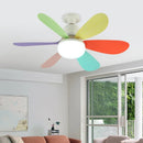 ventilateur de plafond led moderne télécommande intelligente trois couleurs