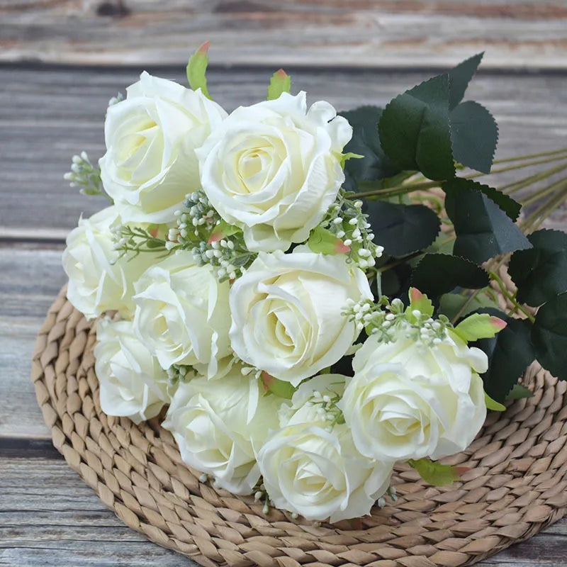 bouquet de pivoines artificielles pour décoration élégante et moderne - vue 8 sur 13