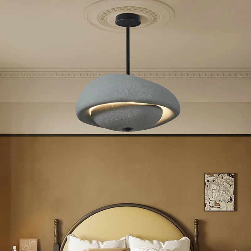 lustre moderne wabi-sabi pour décor créatif et écologique - vue 4 sur 8