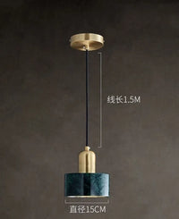 suspension modernes en marbre nordique pour décor loft