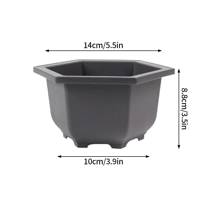 pots de fleurs rectangulaires imitation argile pour jardin extérieur