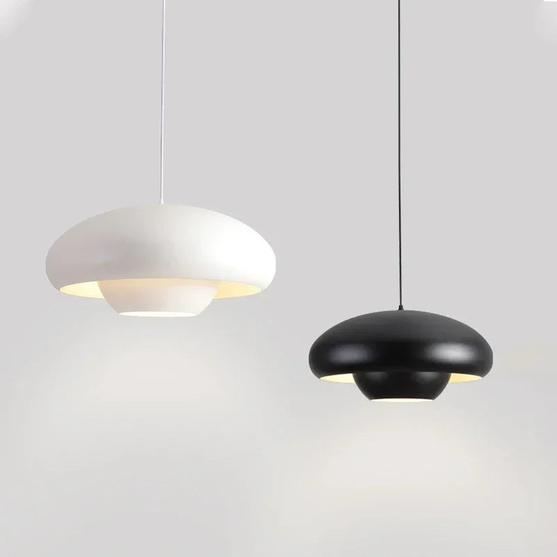 Suspension led nordique simple champignon suspendus - vue 3 sur 10