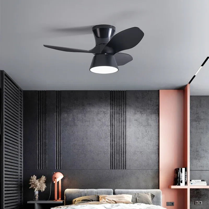 lampe de ventilateur nordique silencieuse et moderne pour restaurant