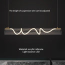 lustre design acrylique pour éclairage décoratif intérieur