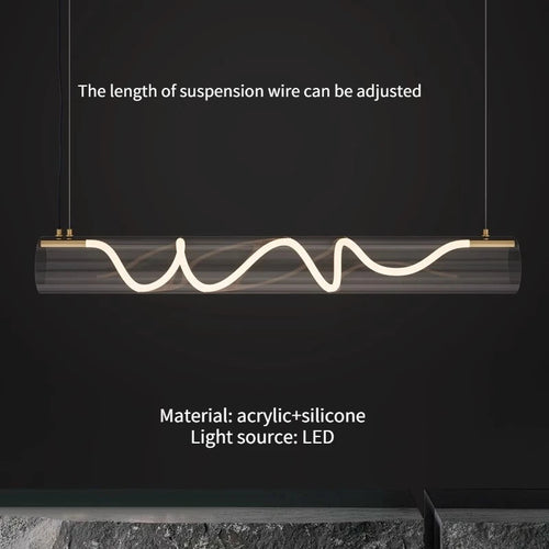 lustre design acrylique pour éclairage décoratif intérieur