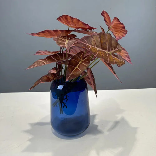 lot de 2 feuilles artificielles pour décoration de fête automne - vue 7 sur 10
