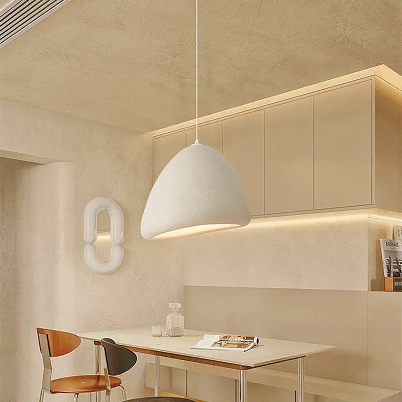 japonais wabi sabi led loft lampes suspendues - vue 4 sur 11