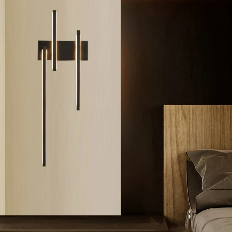 applique murale led minimaliste moderne en laiton - vue 4 sur 10
